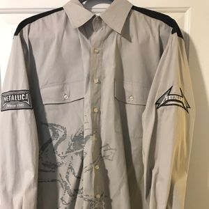 Vintage Metallica button down